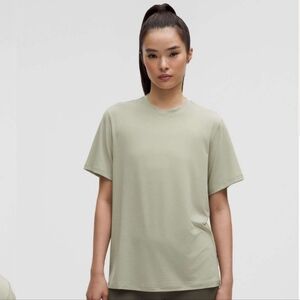 Lululemon Jersey Training Short-Sleeve Shirt Fog Green